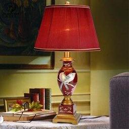 歐式復古床頭燈 臺燈 臥室床頭櫃燈 創意檯燈 簡約浪漫溫馨北歐台燈 美式小夜燈 按鈕開關 歷史價格詳細信息