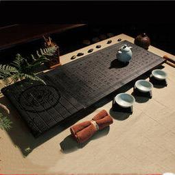 烏金石茶盤 石頭茶盤 石茶盤 霧化流水浮雕天然整塊烏金石茶盤家用辦公客廳壹件式茶臺整套大號 歷史價格詳細信息