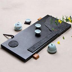 石頭茶盤總匯鶯歌匠心藝術各式石雕茶盤是石茶盤中的極品泡烏龍茶高山茶阿里山茶潽洱茶的好茶盤 歷史價格詳細信息