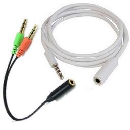 手機耳麥轉成電腦耳機麥克風  耳麥轉接線讓3.5mm*4節插頭手機耳機變成電腦耳麥 歷史價格詳細信息