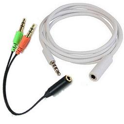 手機耳麥轉成電腦耳機麥克風  耳麥轉接線讓3.5mm*4節插頭手機耳機變成電腦耳麥 歷史價格詳細信息
