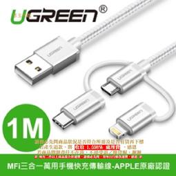綠聯 三合一快充線 USB2.0A公轉Micro USB+Lightning+TYPE-C鋁殼鍍鎳帶編織銀白色 1.5公尺 歷史價格詳細信息