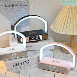 LED鏡面時鐘新款數字鬧鐘個性化創意鏡子鍾化妝鏡溫度計床頭鍾 歷史價格詳細信息