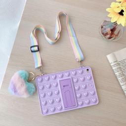 GMO 2免運三星Tab A 10.1 2019 T510 T515三合一撞色矽膠殼PC支架防摔套殼玫紅保護套殼 歷史價格詳細信息