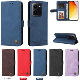 VIVO V25 經典 撞色 雙色 有扣 側掀 掀蓋 防摔 皮套 保護套 歷史價格詳細信息