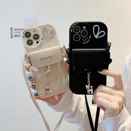 掛繩卡bao手機殼 適用 蘋果 iPhone 15 14 13 12 11 Pro Max X Xs max 保護殼 手 歷史價格詳細信息