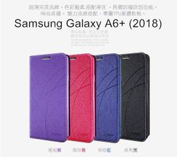 Samsung Galaxy A6+/A6 PLUS 6吋【經典款-雙色系】可立式側掀保護套/保護套/側掀皮套 歷史價格詳細信息
