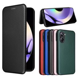 Oppo Realme10 4G  / Realme10 Pro / Realme10pro 碳纖維紋可插卡磁扣皮套保護 價格比較,價格查詢,歷史價格詳細信息