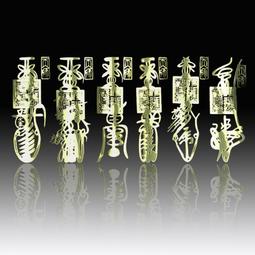 太歲符金屬佛卡 銅卡 平安護身符卡片 佛教金卡結緣 滿58元 唐卡 佛畫 歷史價格詳細信息