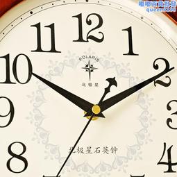 台鐘實木歐式復古鐘錶座鐘客廳靜音時鐘T1003 歷史價格詳細信息