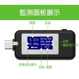 Type C電壓檢測 USB 電流測試儀 充電器 電量監測 檢測器 支援QC 2.0 3.0 PD快充 KWS 電壓表 歷史價格詳細信息