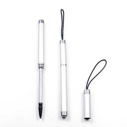 ★單項購滿9送1 累計送★便宜禮品通用型 PDA/手機 觸控筆 伸縮型手寫筆 活動吊繩3節伸縮型 金屬銀色 歷史價格詳細信息