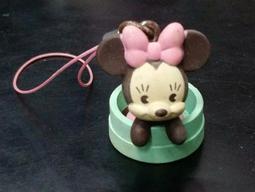 Disney 迪士尼米妮坐在盆子的造型手機吊飾/鐵件部分有生鏽痕跡，能接受再下標 價格比較,價格查詢,歷史價格詳細信息