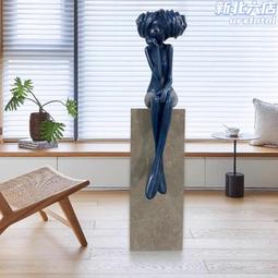 人形藝術雕塑落地燈設計師酒店畫廊大堂展廳創意大型人體雕像擺件 歷史價格詳細信息