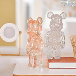 輕奢暴力熊客廳電視櫃酒櫃書櫃手辦大小耳熊卡通公仔擺件 歷史價格詳細信息