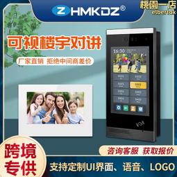 樓宇可視對講顯示屏10.1寸觸屏操作一鍵呼叫室內機對講開鎖 歷史價格詳細信息