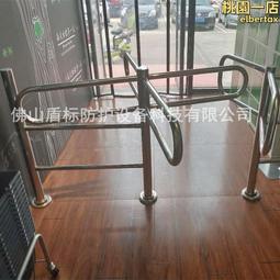 十字轉閘全高雙通道人行通道閘機 工地實名制旋轉閘高棍閘單 歷史價格詳細信息