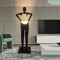 人形藝術抽象雕塑大擺件別墅酒店售樓處客廳高端大氣落地擺件 歷史價格詳細信息