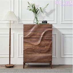 北歐實木鬥櫃五六簡約收納多抽屜柜子儲物櫃臥室電視創意櫥 歷史價格詳細信息