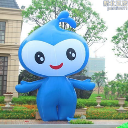 充氣卡通氣球氣模 紅色卡通年吉祥物氣模 充氣卡通小 歷史價格詳細信息