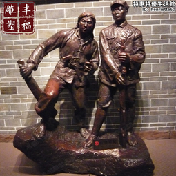 園林人物摔跤比賽鑄銅雕塑步行街古代人物下棋景觀小品銅雕 歷史價格詳細信息