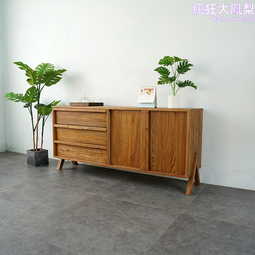 簡約老榆木落地視聽櫃 家居客廳小戶型組合電視櫃影視櫃 歷史價格詳細信息