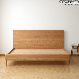 懸浮實木床現代簡約主臥云朵靠背大床意式排骨架北歐家具雙人床熱心小賣家 歷史價格詳細信息