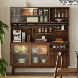 北歐簡約式黑胡桃木梳妝檯全實木輕奢型臥室多功能一體靠牆化妝桌 歷史價格詳細信息