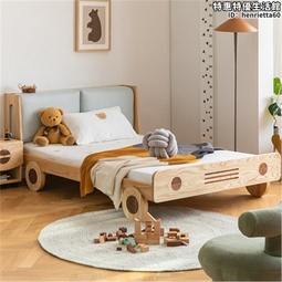 實木兒童床男孩青少年1.5米單人白色小戶型1.2女孩臥室儲物 歷史價格詳細信息