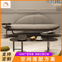 寫意空間北歐中小戶型雙面沙發移動靠背創意無扶手客廳極簡布沙發 歷史價格詳細信息