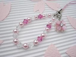 【小魔女的魔法部屋】獨家設計~幸福的精緻首選【貓眼石&amp;珍珠紫色幸運草之戀手機吊飾】 歷史價格詳細信息