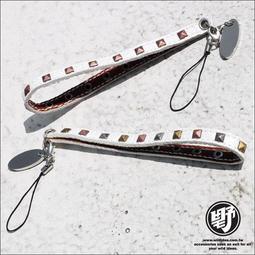 【野點子 Wild Idea】字母鉚釘造型手機吊飾 - 手機繩.手機鍊.龐克.搖滾.鉚釘.皮製品!! 歷史價格詳細信息