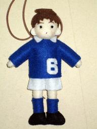 手工不織布娃娃 ~ 可愛小白兔裝娃娃情侶(吊飾) 歷史價格詳細信息