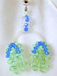 ╭☆**Coconut紅椰子**☆╮【CAT DANCE】粉蝶水鑽綴珠手機吊飾 歷史價格詳細信息