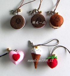 手工不織布娃娃 ~ 可愛小白兔裝娃娃情侶(吊飾) 歷史價格詳細信息