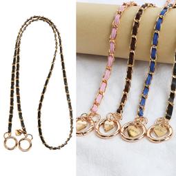 小香風斜背掛繩 手機掛繩 雙勾環 鏈條 金屬鏈條 珍珠金鏈掛繩 斜跨繩 斜背繩 長掛繩 透明片 斜背掛繩 歷史價格詳細信息