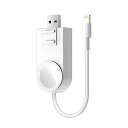 現貨 二合一Apple Watch 充電線 充電器 蘋果手錶 自帶線 USB 無線充電 充電盤 磁力充 iwatch 歷史價格詳細信息