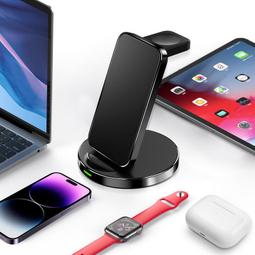 新款MagSafe三合一磁吸15W無線充電多功能 手機QI2無線充電器支架 歷史價格詳細信息