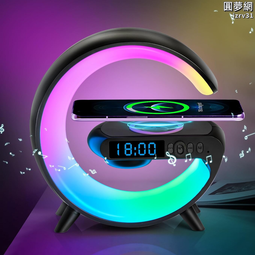 智能音箱語音喚醒全屏七彩炫光無線插卡電腦桌面小音響 歷史價格詳細信息