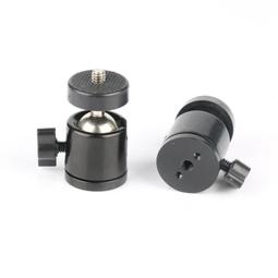 萬向球型小雲台 1/4英吋標準螺牙 金屬迷你球型雲台（黑、藍、紅三色可選） 歷史價格詳細信息