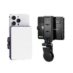 迷你補光燈便攜自拍攝像rgb口袋燈手機直播網紅拍照美顏led氛圍燈 歷史價格詳細信息