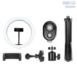 手機直播補光吸盤款美顏打光燈套裝6寸16CM環形電腦會議燈LED 歷史價格詳細信息