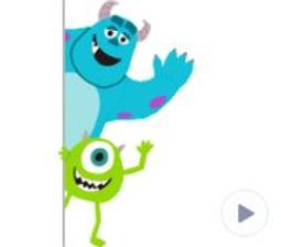 【可7-11、全家繳費】日本限定貼圖 － Monsters, Inc. (Cute) 價格比較,價格查詢,歷史價格詳細信息