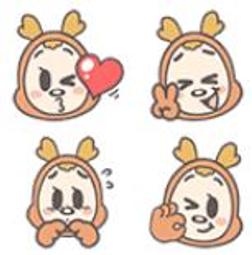 【可7-11、全家繳費】台灣限定表情貼 － 掰掰啾啾的奧樂雞與朋友們 表情貼 歷史價格詳細信息