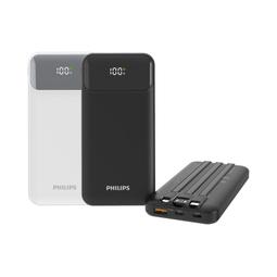 PHILIPS飛利浦 10000mAh 放心充FunCube 十合一自帶線行動電源 DLP4347 贈7-11商品卡300元 歷史價格詳細信息