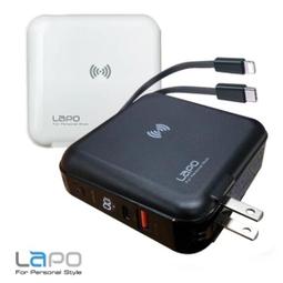 【LAPO】多功能無線充電快充行動電源 五合一行動電源 萬能充 二代 最新款 歷史價格詳細信息