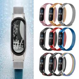 適用小米手環6 5帶 小米34 金屬帶 米蘭 三珠帶不銹鋼網帶 歷史價格詳細信息