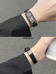 小米手環8表帶7nfc版金屬小米6/5/4/3腕帶鏤空手鏈智能運動手環三四五六七八代替換帶女生快拆卡扣夏天小香風 歷史價格詳細信息