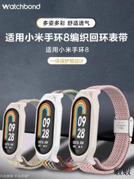 暢銷適用小米手環8編織表帶NFC運動智能手環保護套xiaomi八代pc一體腕帶男生女生夏天可愛綠色手鏈舒適透氣非原裝 歷史價格詳細信息
