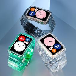 適用華為Watch Fit 2手表雅致版純色表帶官方智能watchfit一二代運動防水透氣替換腕表鏈~半島鐵盒 歷史價格詳細信息